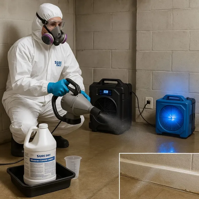 Sanitization and Odor Removal process in Primera, TX